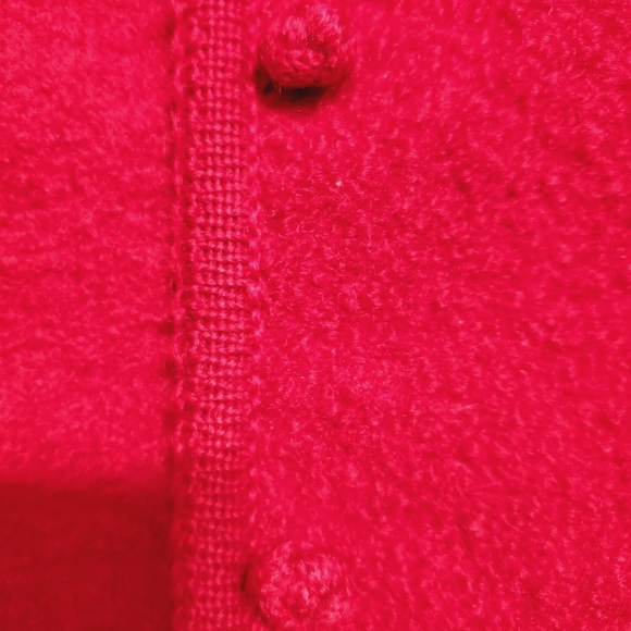 Lands End Women's Petite Vintage 100% Wool Button Front Blazer Cardigan Jacket - Picture 6 of 10